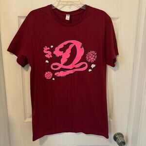 Dreamville Festival 2023 Maroon Graphic T-Shirt Size M